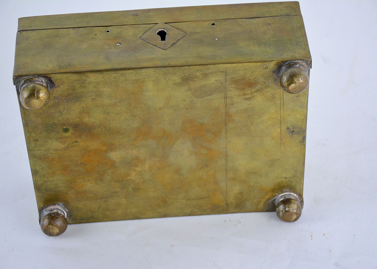 Antique Brass Jewelry Box