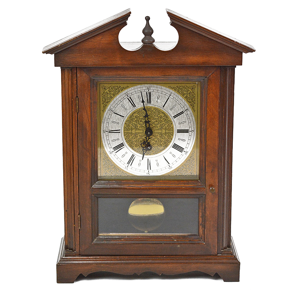 Mantel Clock with Jauch Movement from West Germany