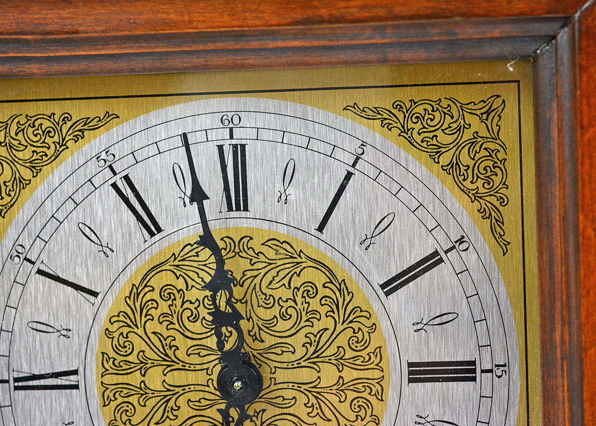 Mantel Clock with Jauch Movement from West Germany