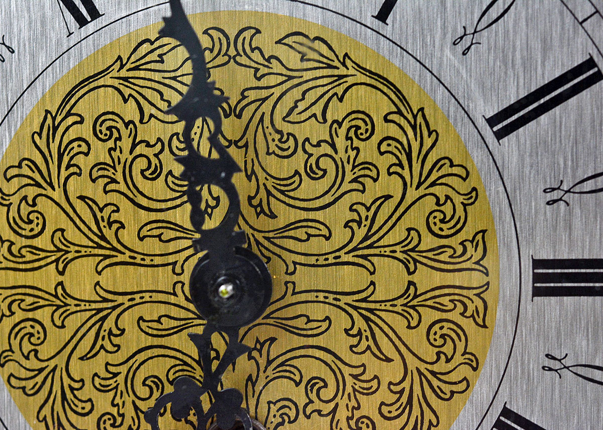 Mantel Clock with Jauch Movement from West Germany