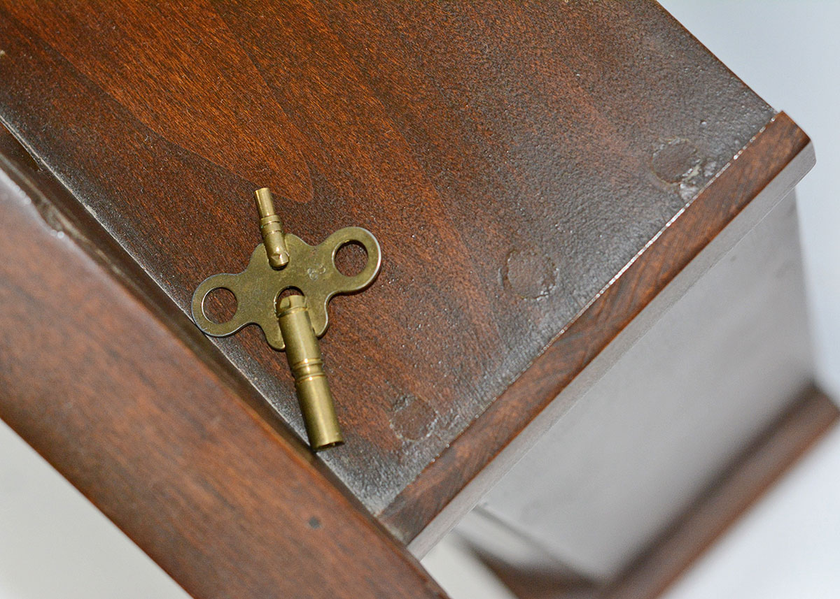 Mantel Clock with Jauch Movement from West Germany