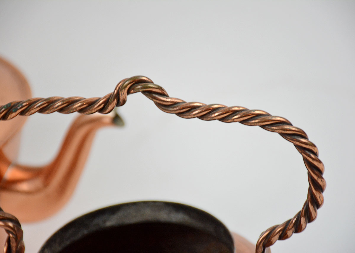 Vintage Copper Teapots