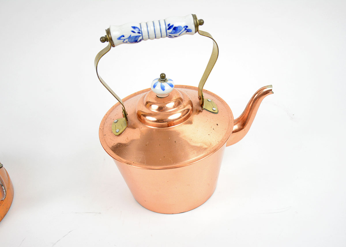 Vintage Copper Teapots