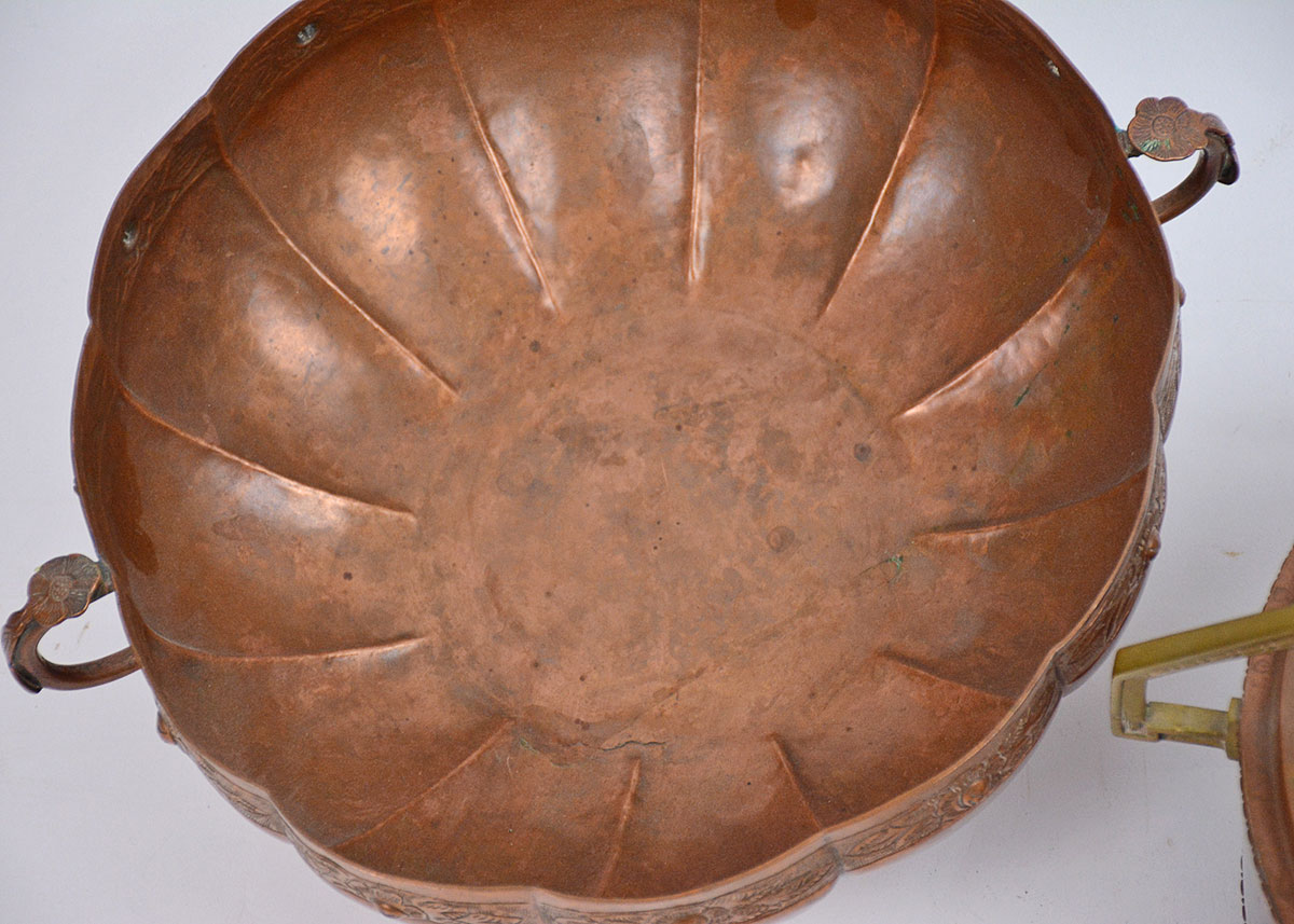 Pair of Vintage Brass Bowls