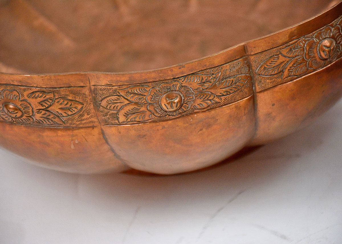 Pair of Vintage Brass Bowls