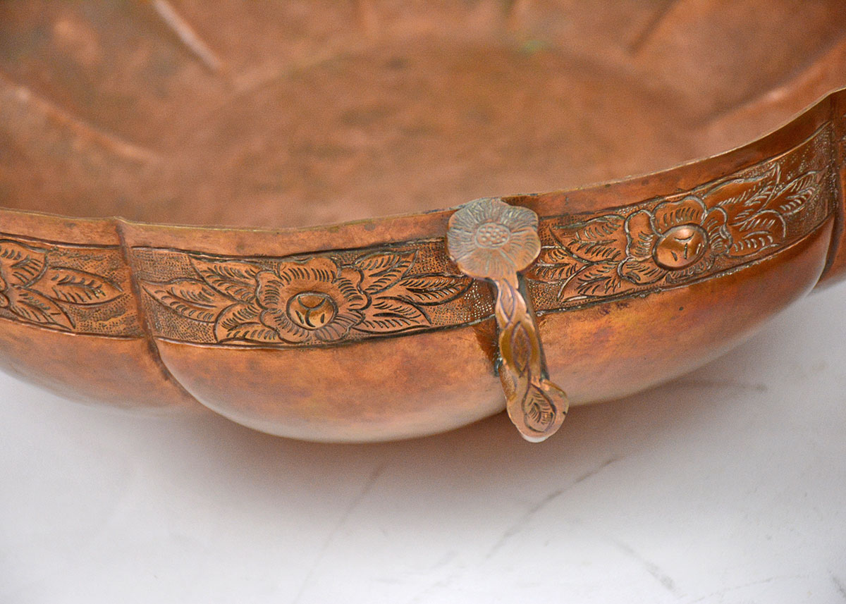 Pair of Vintage Brass Bowls