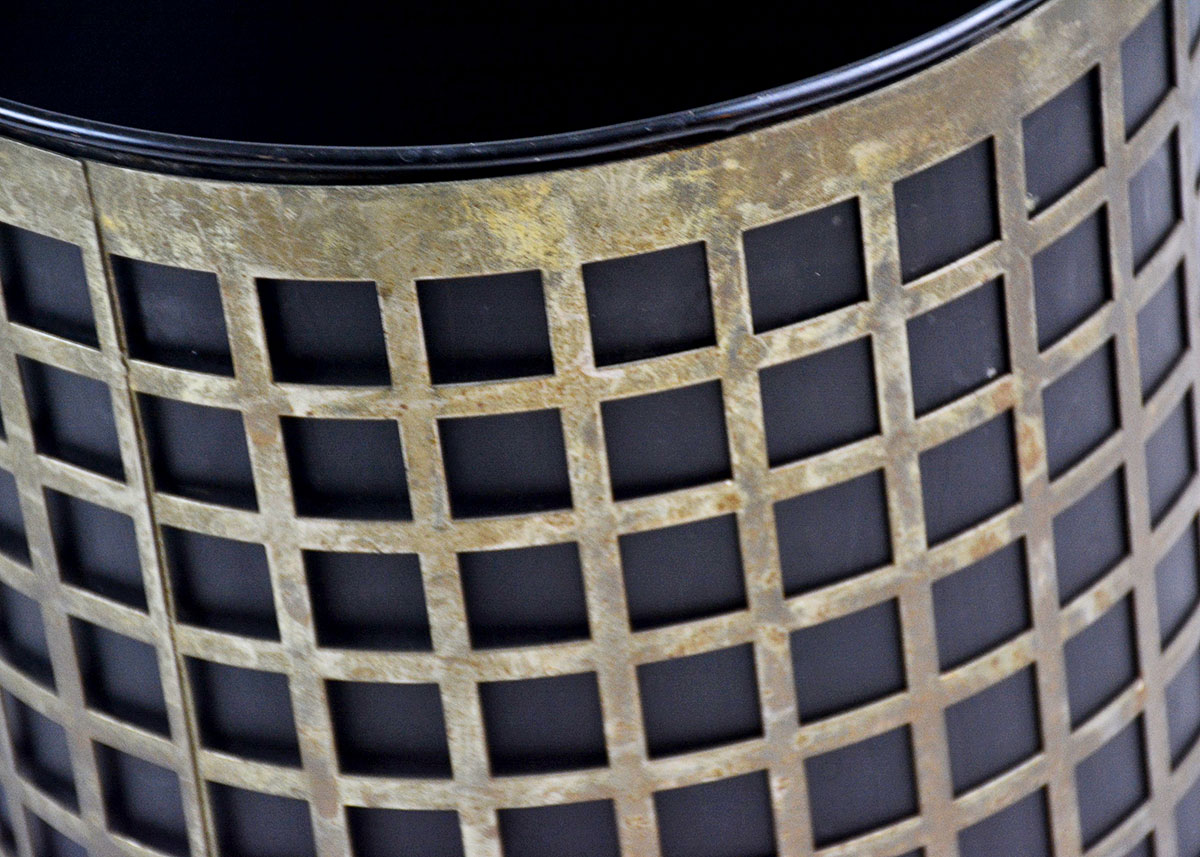 Mid Century Brass Bin