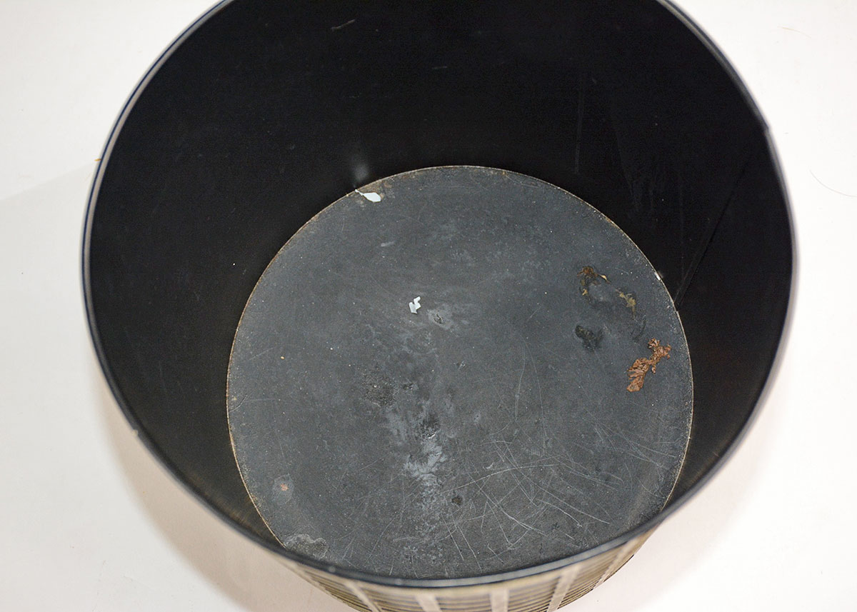 Mid Century Brass Bin