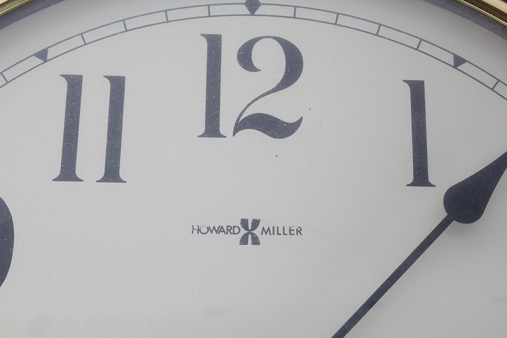 Vintage Howard Miller Regulator Wall Clock
