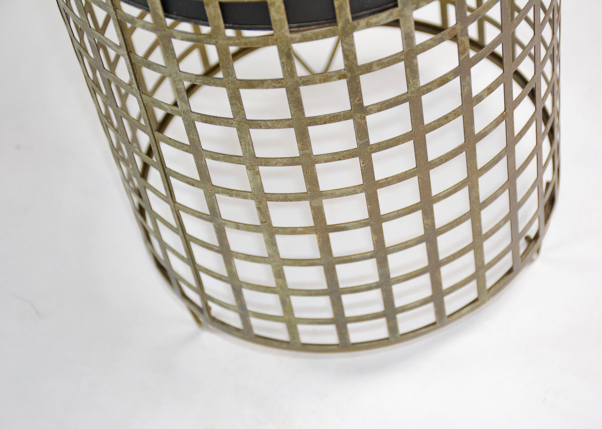 Mid Century Brass Bin