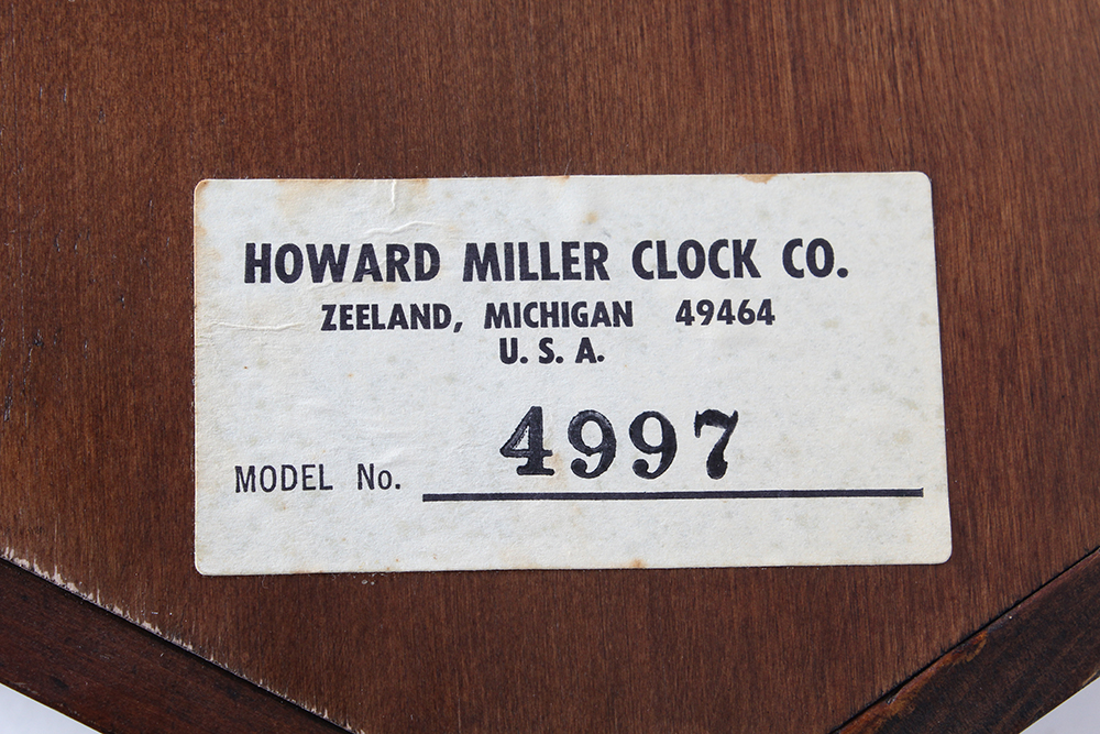 Vintage Howard Miller Regulator Wall Clock