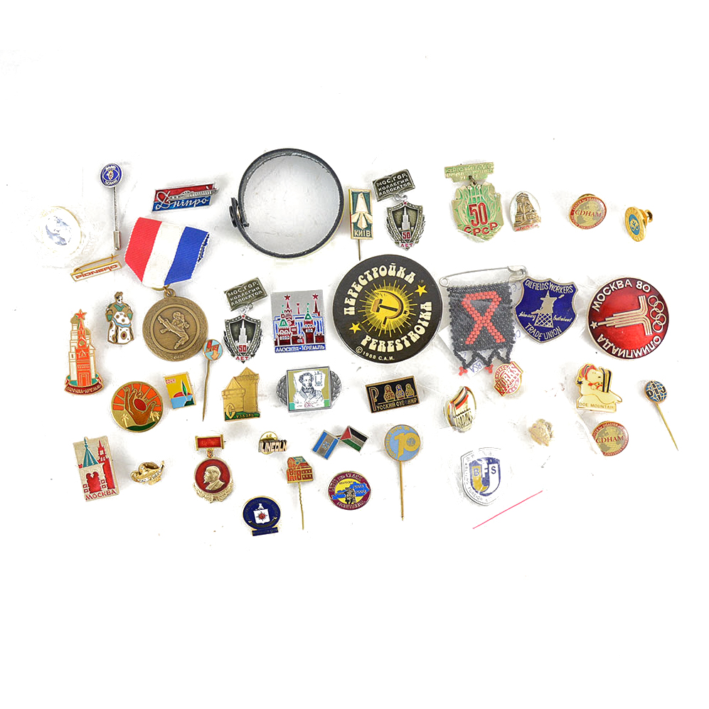 Vintage and Modern International Buttons