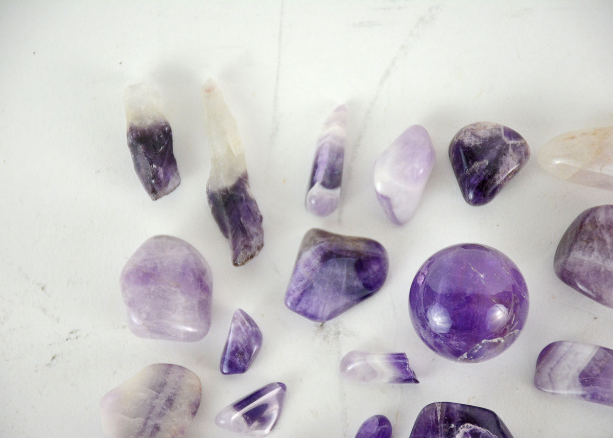 Polished Amethyst Stones