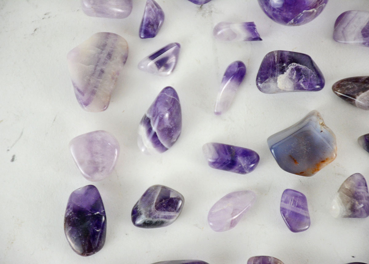 Polished Amethyst Stones