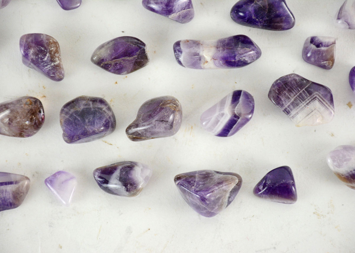 Polished Amethyst Stones