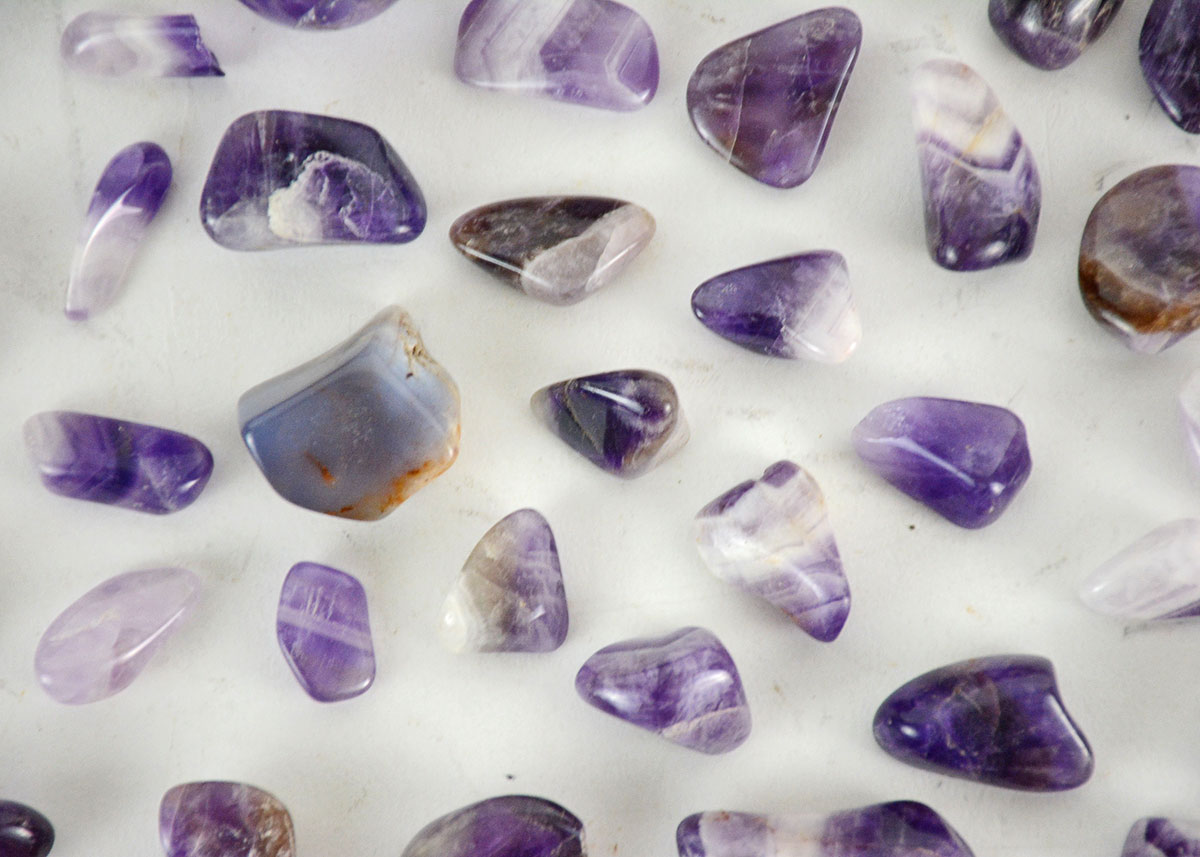 Polished Amethyst Stones