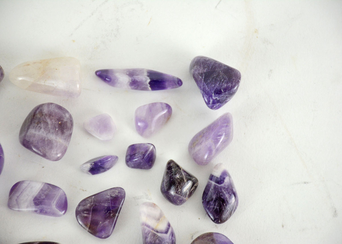 Polished Amethyst Stones