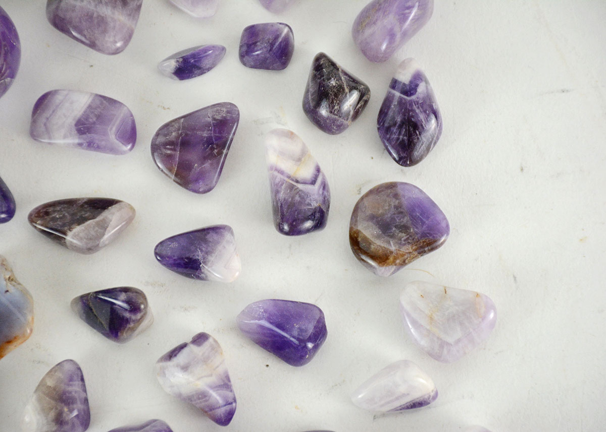 Polished Amethyst Stones