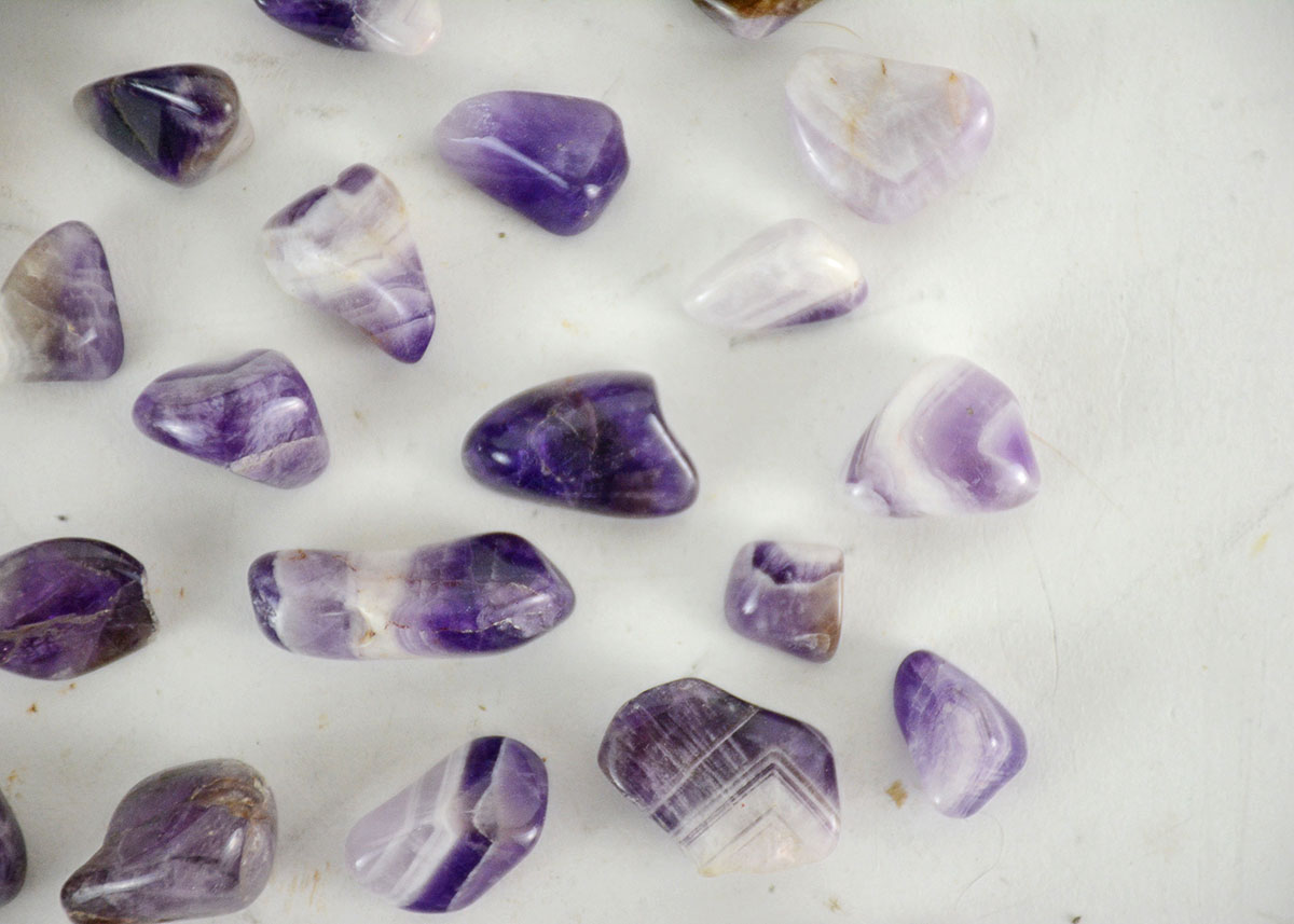 Polished Amethyst Stones