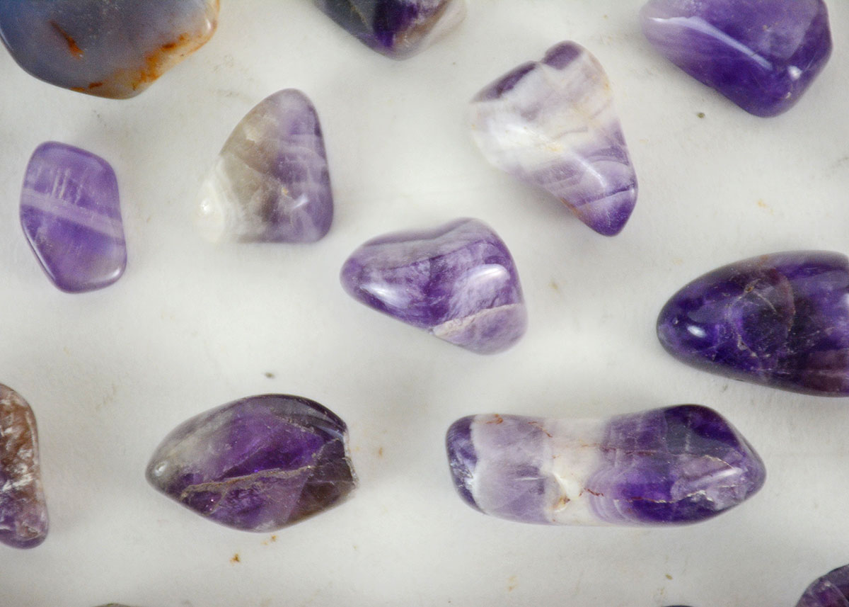 Polished Amethyst Stones