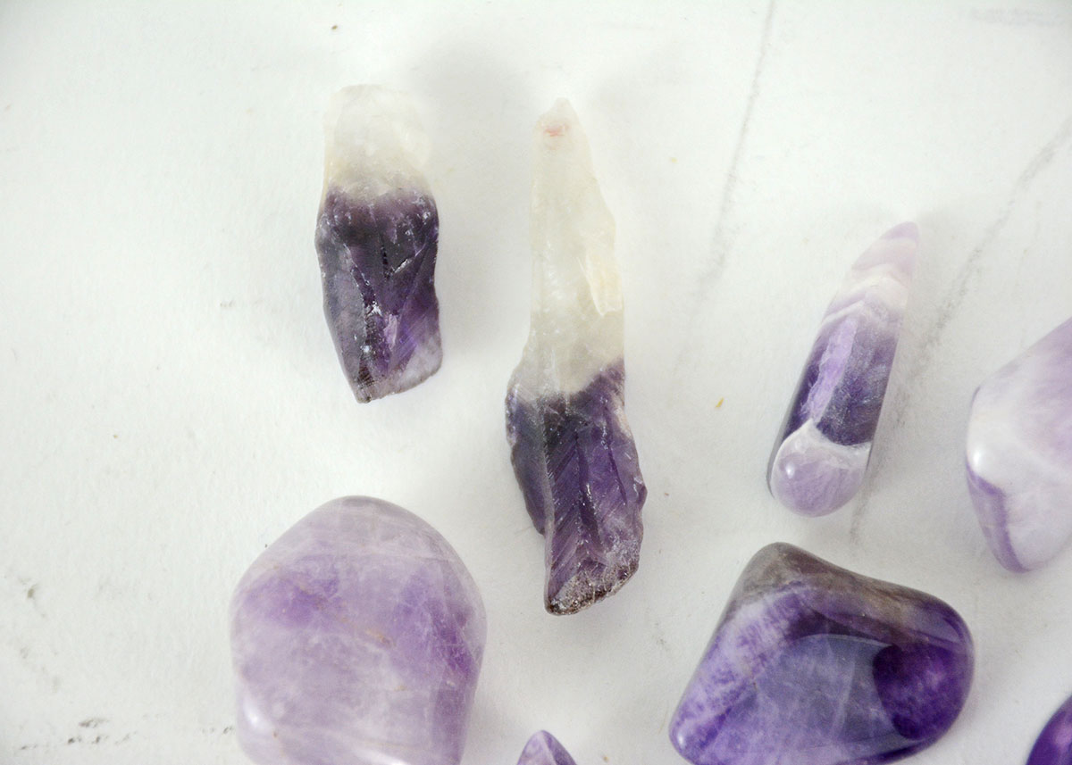 Polished Amethyst Stones