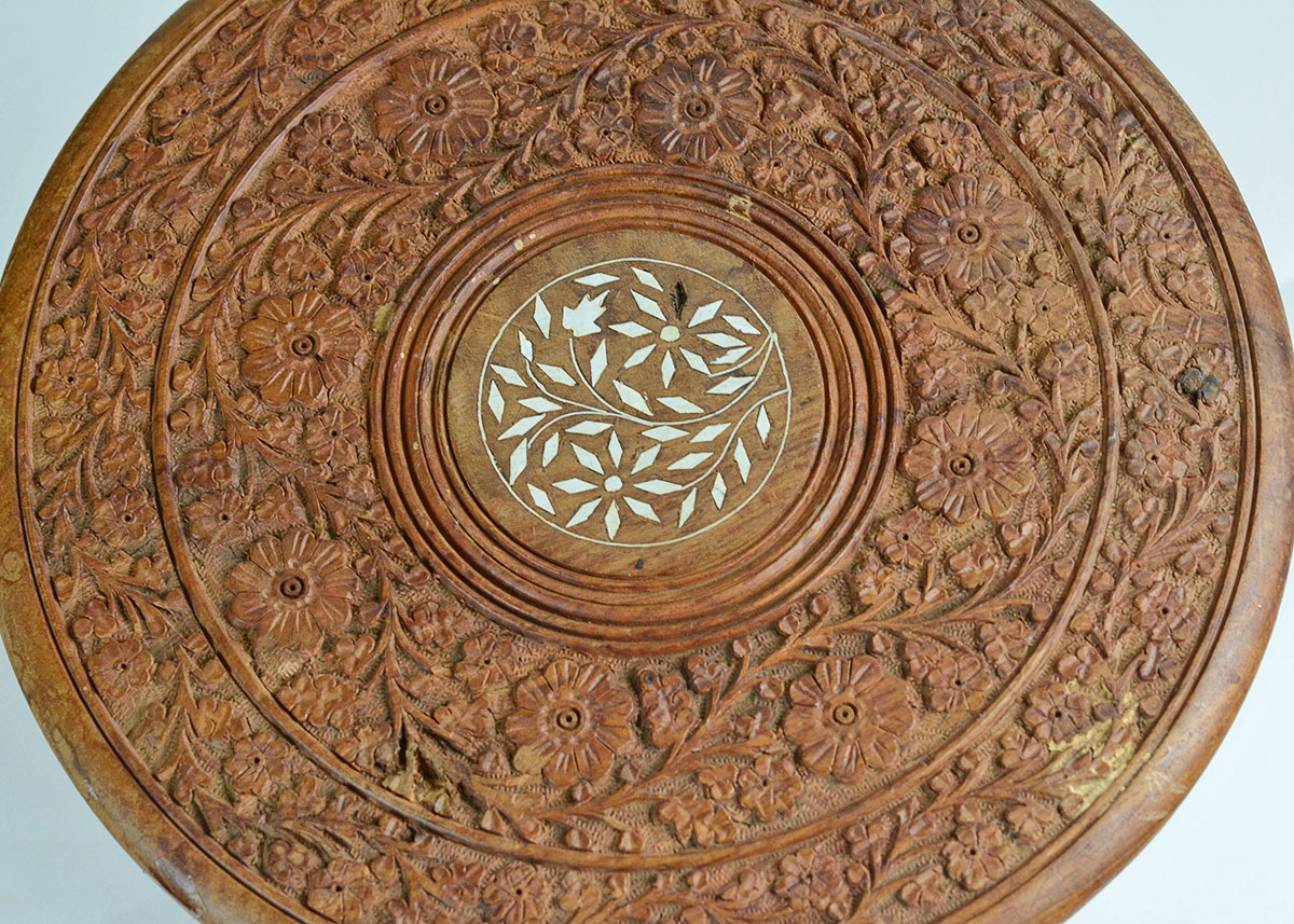 Hand Carved Indian Table