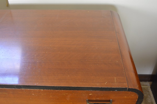 Modern Wood Veneer and Wood Desk