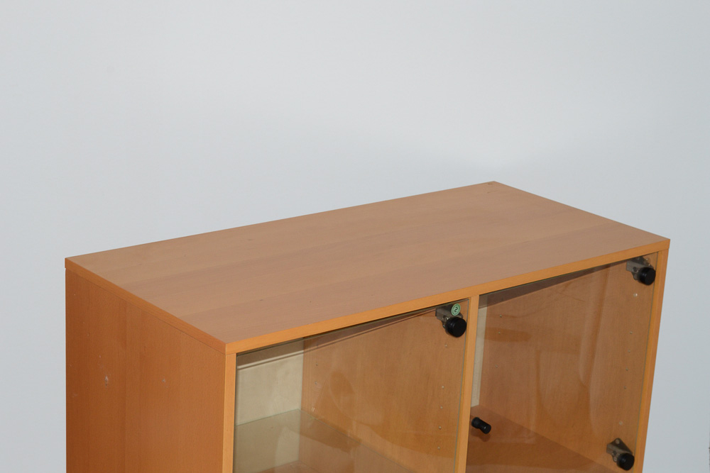 Ikea Glass Front Lighted Display Cabinet