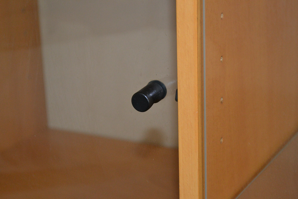 Ikea Glass Front Lighted Display Cabinet