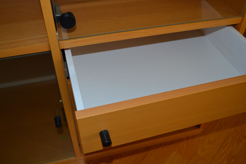 Ikea Glass Front Lighted Display Cabinet