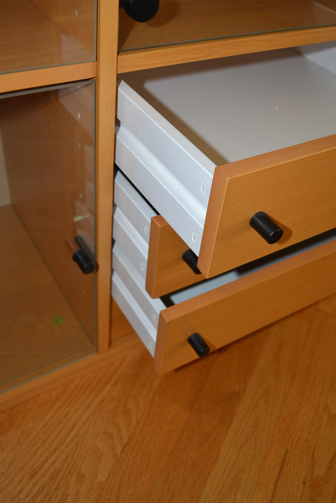 Ikea Glass Front Lighted Display Cabinet