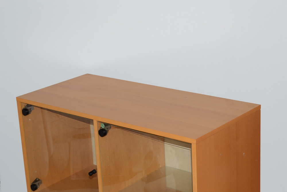 Ikea Glass Front Lighted Display Cabinet