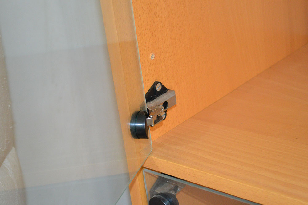 Ikea Glass Front Lighted Display Cabinet