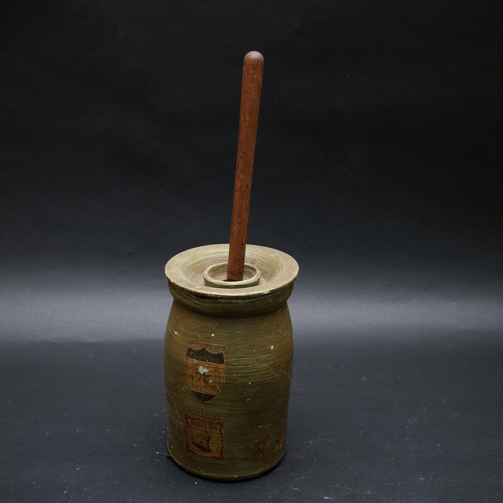Vintage Stoneware Butter Churn