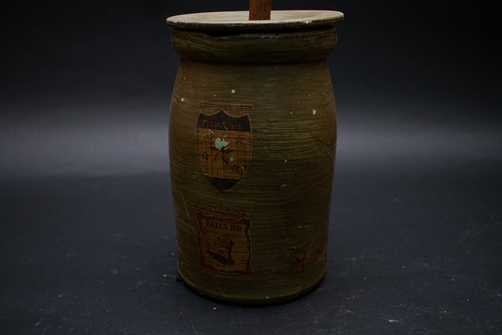 Vintage Stoneware Butter Churn