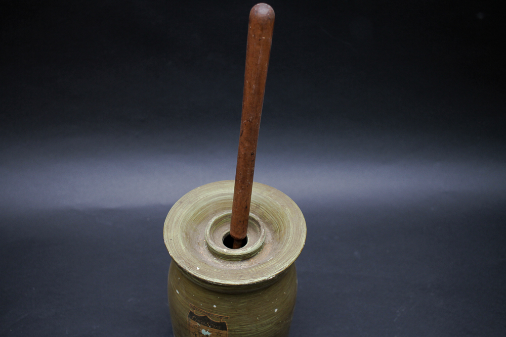 Vintage Stoneware Butter Churn