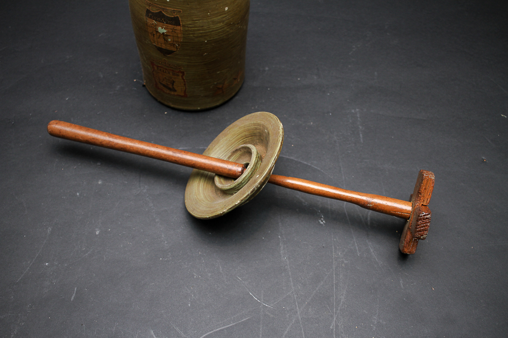 Vintage Stoneware Butter Churn