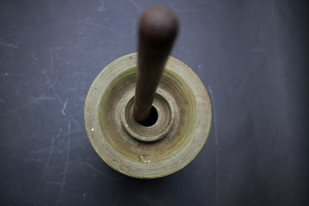 Vintage Stoneware Butter Churn