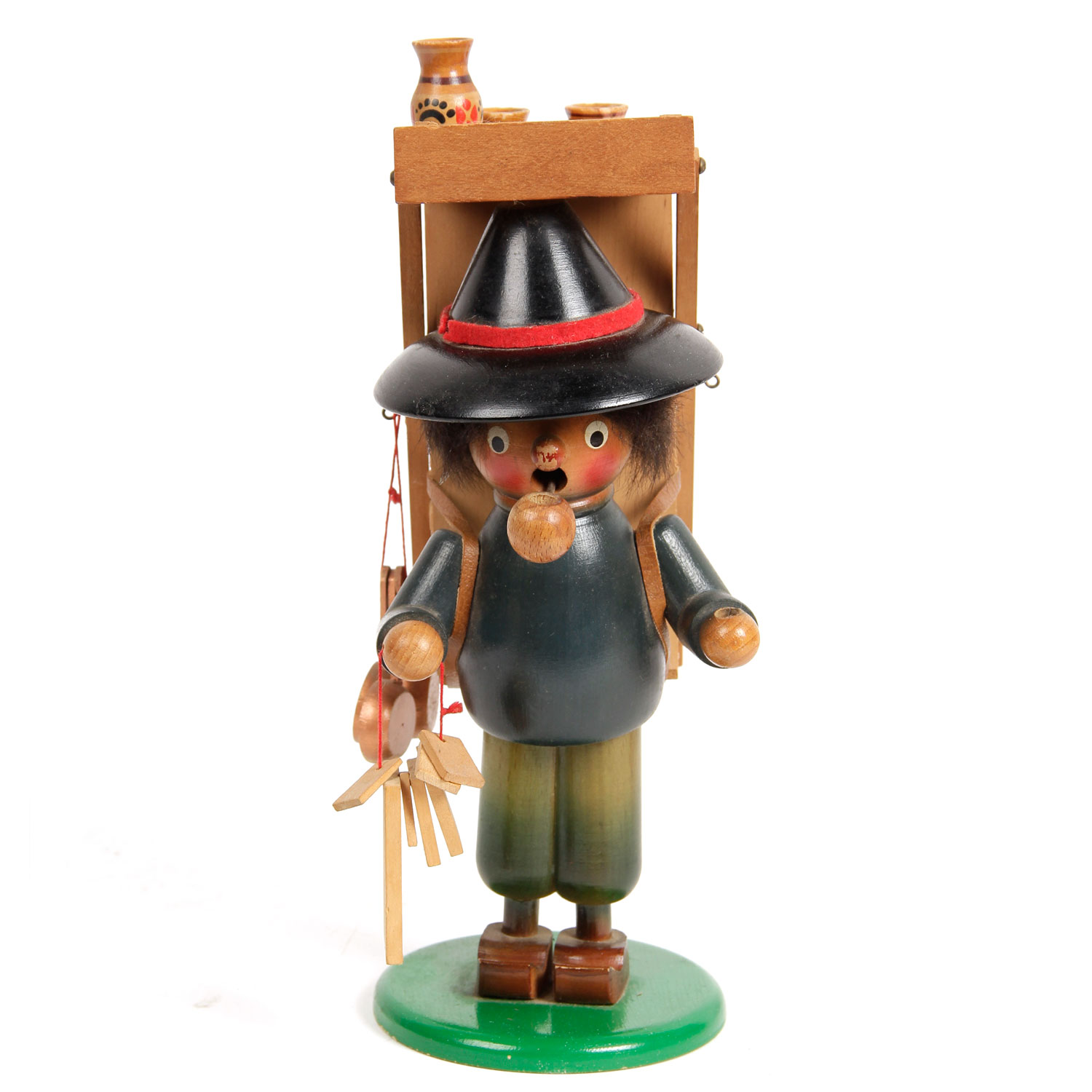 Wooden Steinbach Volkskunst Smoker Figurine