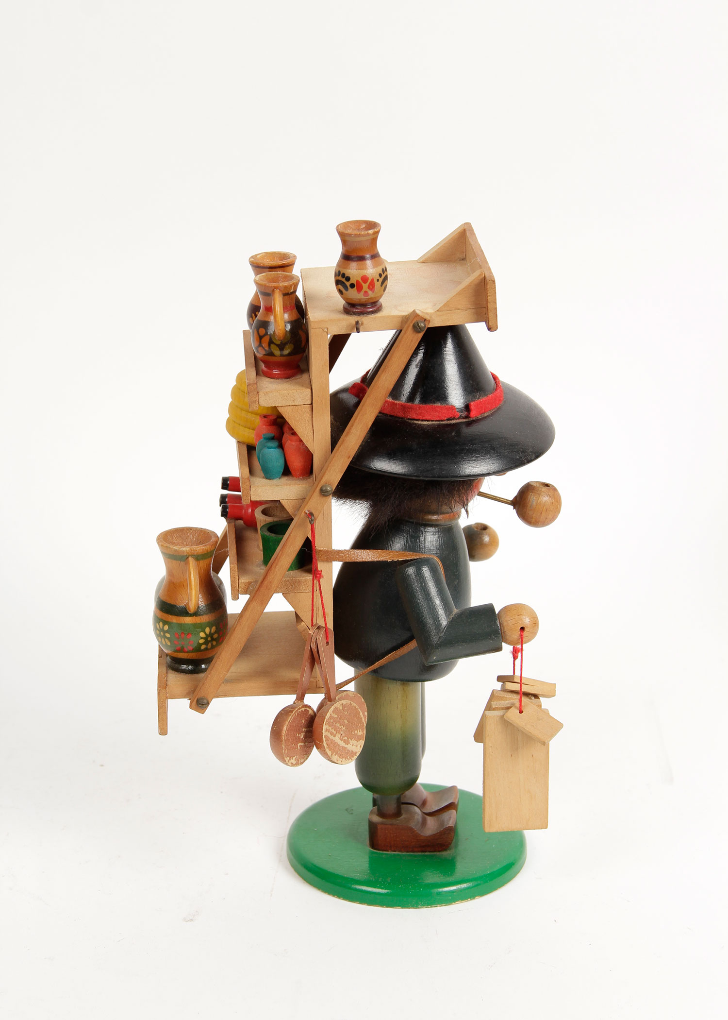 Wooden Steinbach Volkskunst Smoker Figurine