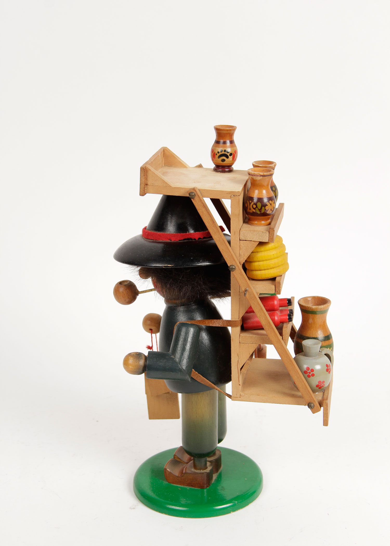 Wooden Steinbach Volkskunst Smoker Figurine