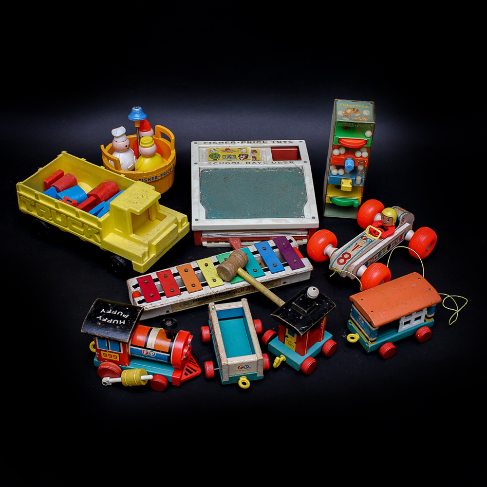 Vintage Fisher Price and Mattel Toys