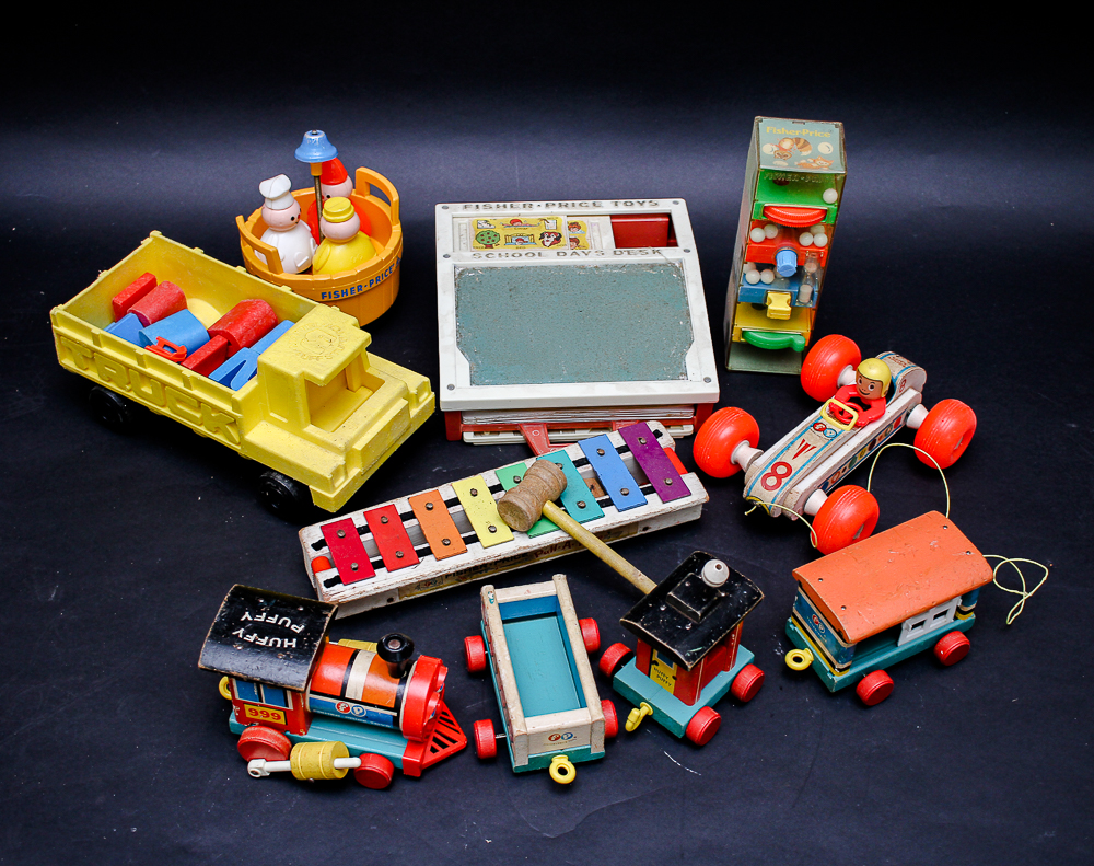 Vintage Fisher Price and Mattel Toys