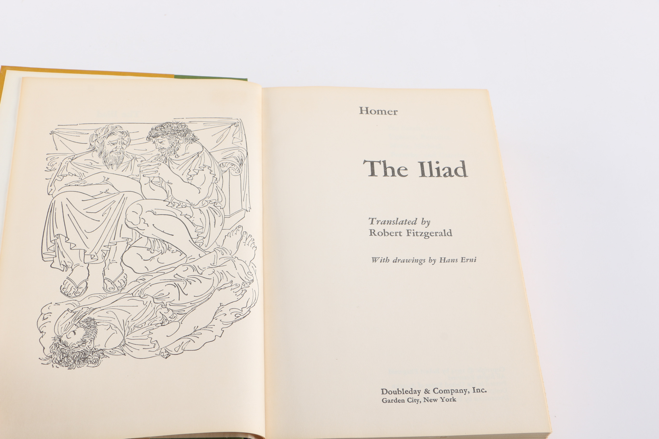 Homer's "The Iliad" and "The Odyssey" Hardback Books