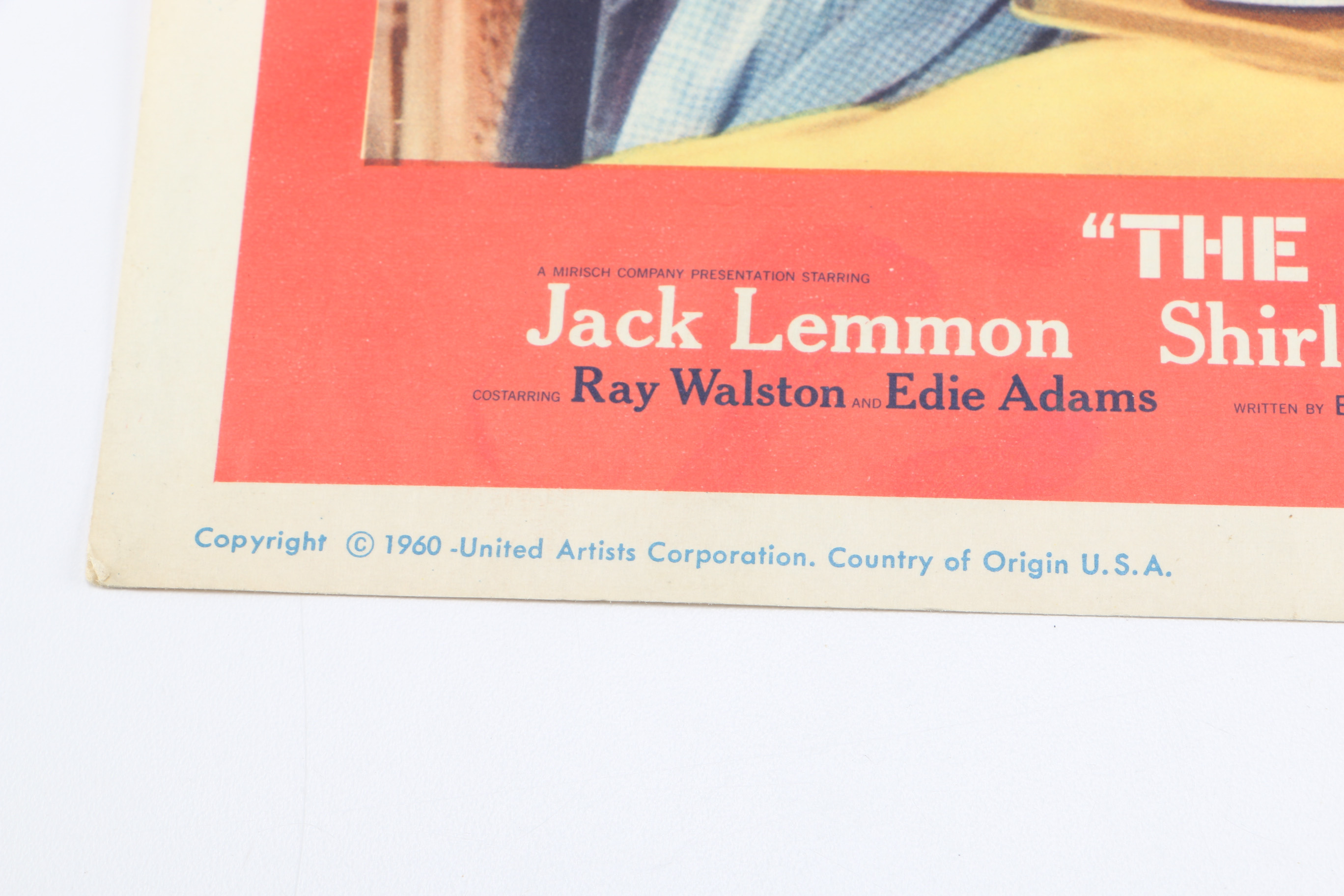 Movie Lobby Cards from the 1950s and 1960s