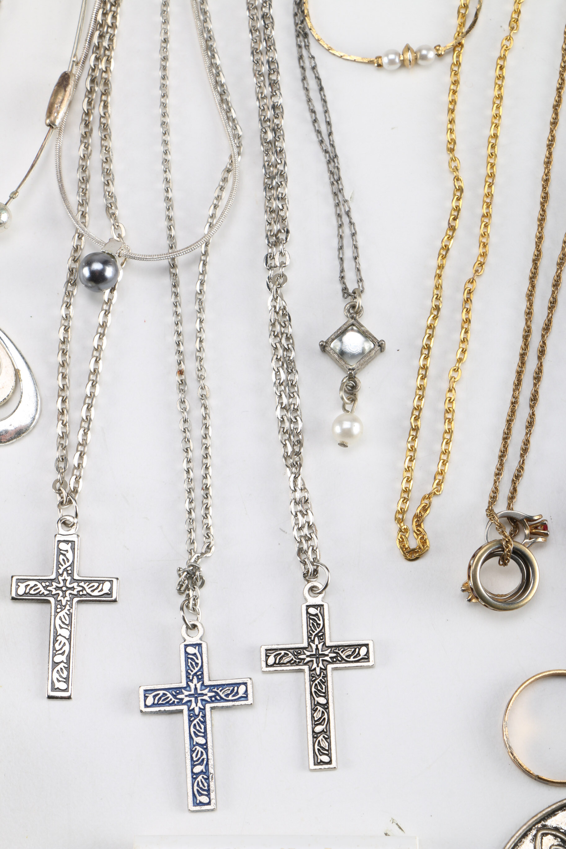 Jewelry Box with Assortment of Costume Jewelry