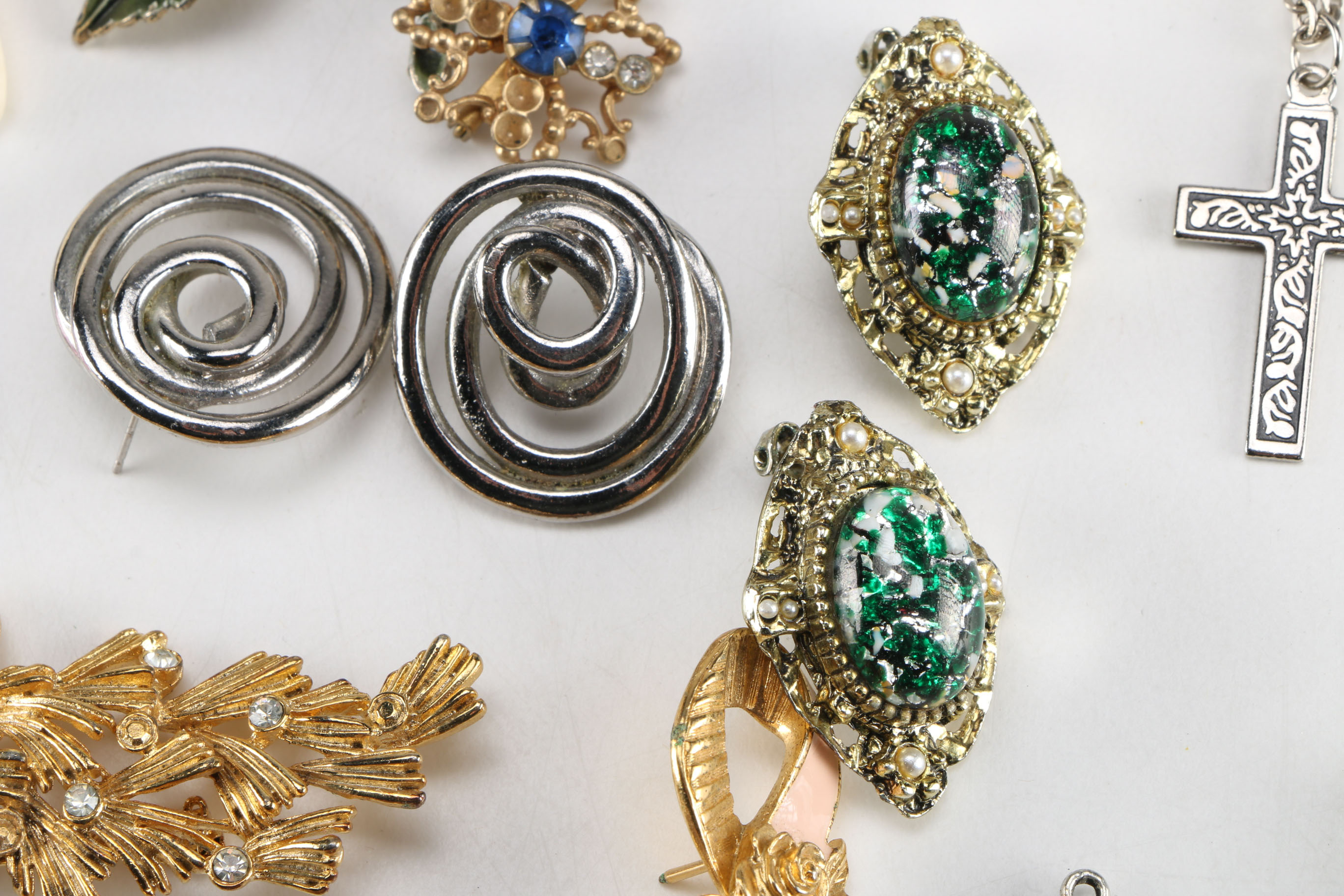 Jewelry Box with Assortment of Costume Jewelry