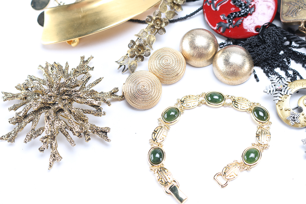 Collection of Costume Jewelry Statement Pieces