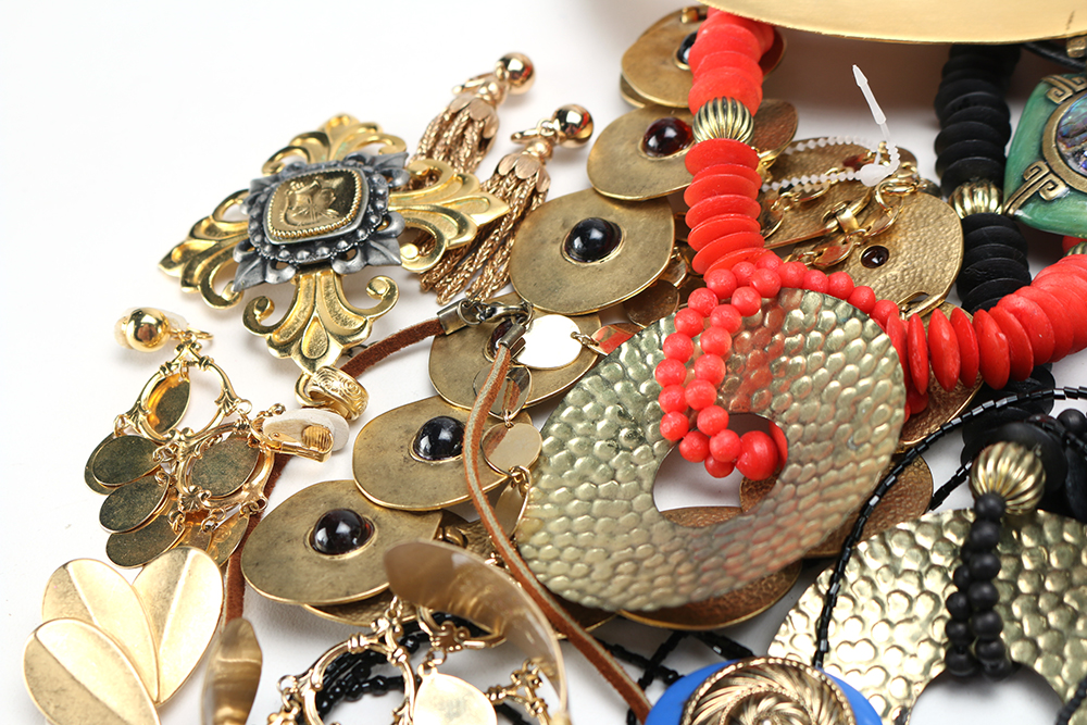 Collection of Costume Jewelry Statement Pieces