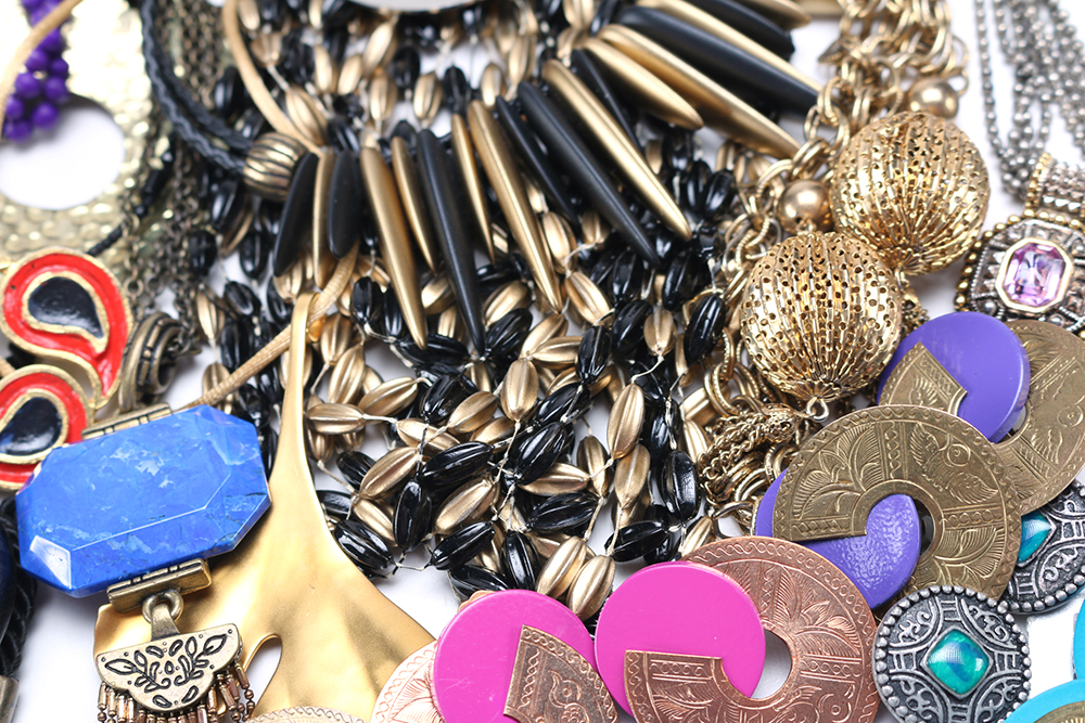 Collection of Costume Jewelry Statement Pieces